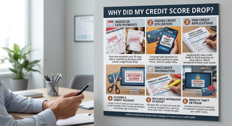 Why Did My Credit Score Drop? 12 Common Reasons
